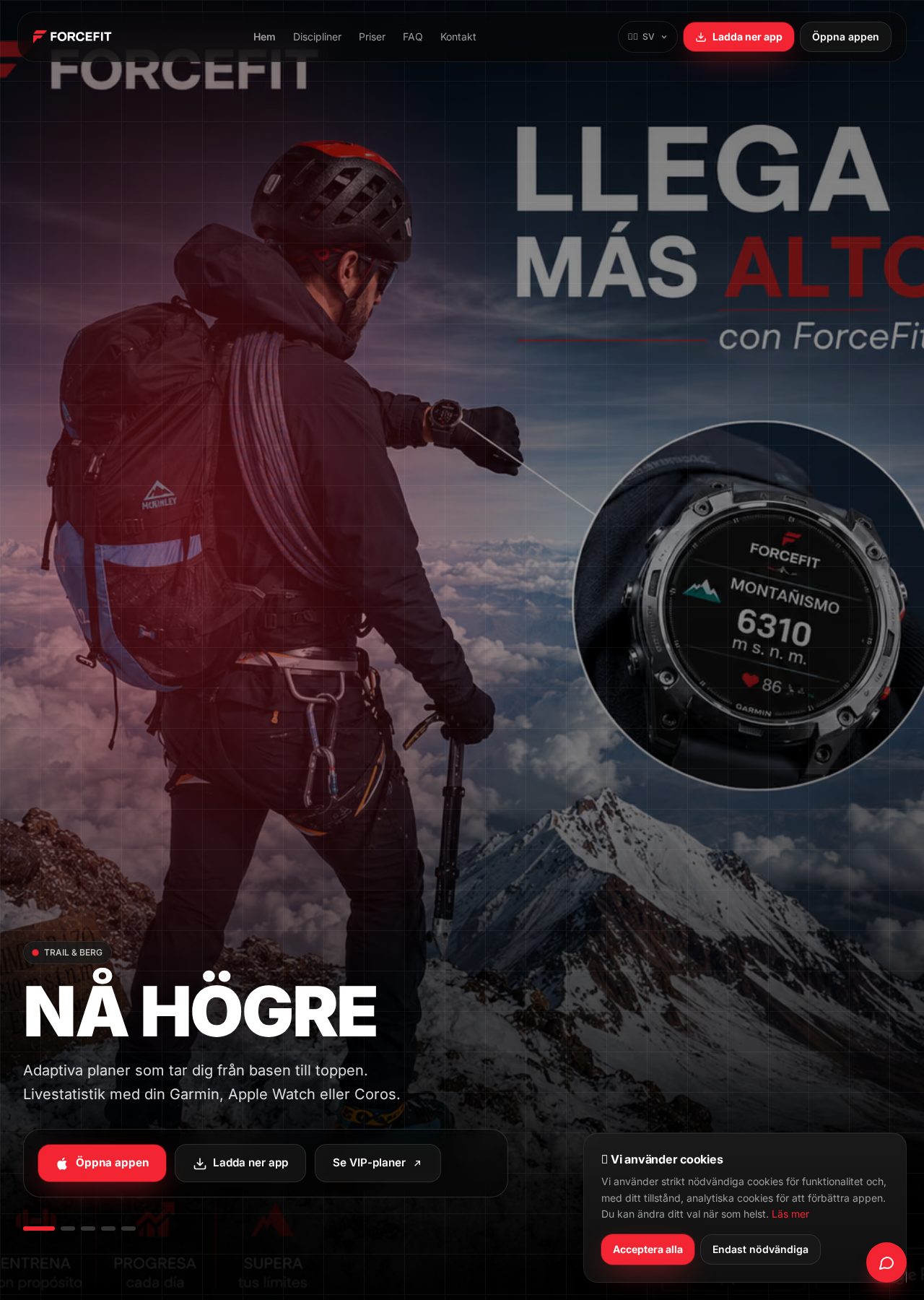 Proyecto ForceFit desarrollado por Nexoraw